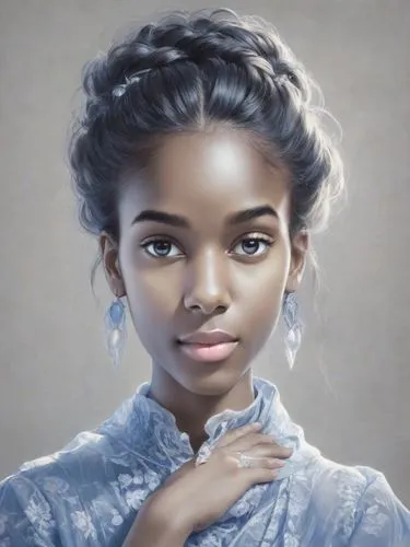 digital painting,fantasy portrait,portrait of a girl,girl portrait,mystical portrait of a girl,tiana,african american woman,young lady,romantic portrait,world digital painting,portrait background,young woman,digital art,custom portrait,maria bayo,artist portrait,nigeria woman,vintage female portrait,african woman,portrait