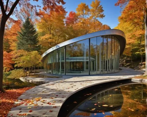 mirror house,forest chapel,yaddo,safdie,bunshaft,christ chapel,decordova,macalester,kripalu,jadwin,visitor center,newhouse,fall foliage,glasshouse,cornell,shappell,crematorium,chappaqua,biospheres,wassaic,Conceptual Art,Sci-Fi,Sci-Fi 14