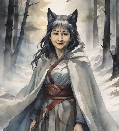 temujin,kitsune,bingqian,inuyasha,longmei,dalixia,Digital Art,Watercolor