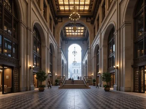 leadenhall,nihonbashi,hallway,carreau,atriums,hearst,corridors,enfilade,lothbury,lobby,entrance hall,hallway space,3d rendering,sorbonne,benaroya,foyer,render,conciergerie,louvre,nypl