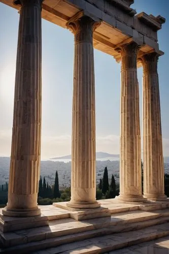 greek temple,panathenaic,doric columns,peristyle,temple of hercules,erechtheus,zappeion,athens,erechtheion,athenian,hellas,laodicea,ancient olympia,temple of diana,doric,acropolis,pergamum,dougga,atenas,pergamon,Photography,Black and white photography,Black and White Photography 10