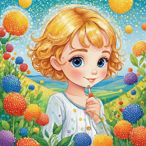 dandelion background,springtime background,flower painting,girl picking flowers,spring background,girl in flowers,sea of flowers,dandelion meadow,picking flowers,dandelion field,children's background,dandelions,flower background,colorful daisy,dandelion,floral background,flora,spring leaf background,flower fairy,clover blossom,Conceptual Art,Daily,Daily 31