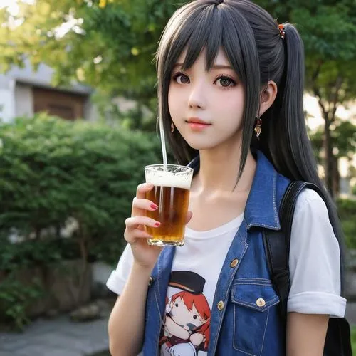 shosenkyo drunk,i love beer,beer,glasses of beer,sonoda love live,azusa nakano k-on,japanese idol,apple beer,beer pitcher,ice beer,asahi,beer mug,have a drink,two types of beer,beers,drinking,sip,kantai collection sailor,root beer,dollfie,Photography,General,Realistic