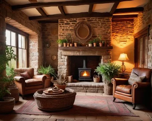 inglenook,trerice in cornwall,fireplaces,fireplace,wooden beams,country cottage,sitting room,fire place,country hotel,cotswolds,rustic aesthetic,ballymaloe,stokesay,boringdon,dandelion hall,auberge,country house,claverton,broadacre,log fire,Art,Artistic Painting,Artistic Painting 26