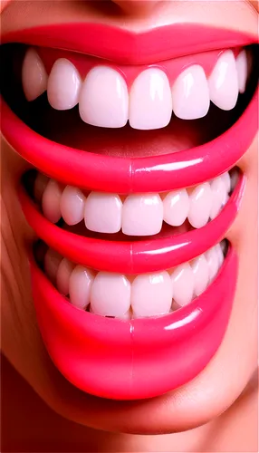 Teeth, close-up, white shiny enamel, slight gaps, straight alignment, healthy gums, subtle smile, soft focus, shallow depth of field, natural lighting, 1/2 composition, facial feature highlight, reali