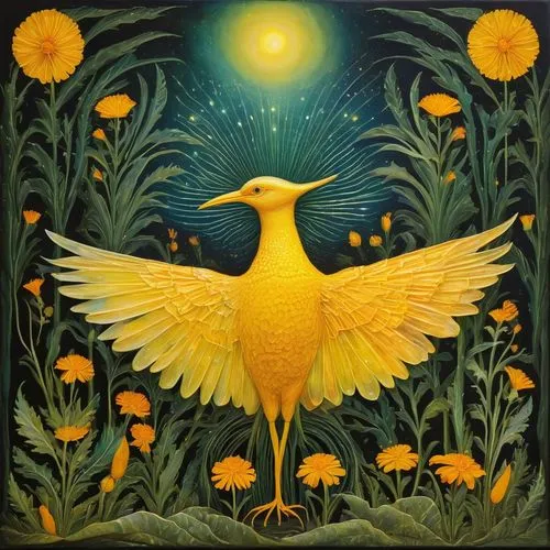 aguiluz,lughnasadh,ostara,imbolc,goldmoon,yellowbird,Illustration,Abstract Fantasy,Abstract Fantasy 16