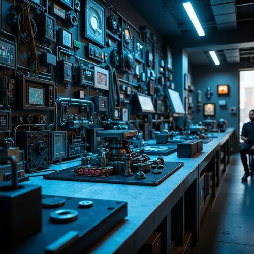 watchmaker,darkrooms,edsac,chemical laboratory,laboratories,laboratory,transistors,ektachrome,experimenter,computer room,darkroom,circuitry,switchboard,projectionist,workbench,phototypesetting,bletchley,terminals,watchmakers,engine room