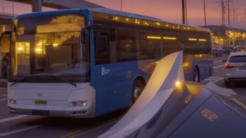 the bus is driving down the street with traffic,optare,microbuses,autobuses,eurobus,buslines,transbus,Photography,General,Realistic