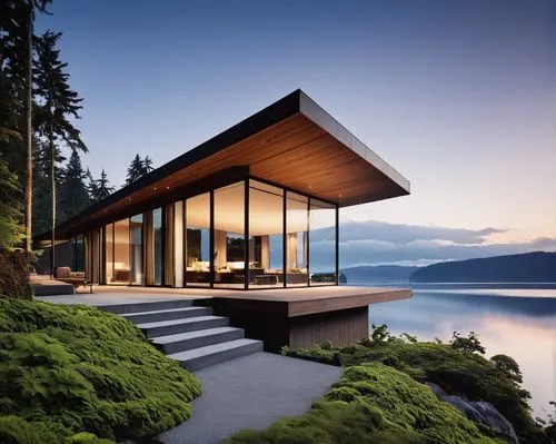 house by the water,house with lake,snohetta,raincoast,halard,bohlin,british columbia,timber house,vancouver island,summer house,deckhouse,forest house,cantilevered,modern architecture,dunes house,beautiful home,cantilevers,cultus,cubic house,prefab,Photography,Documentary Photography,Documentary Photography 32