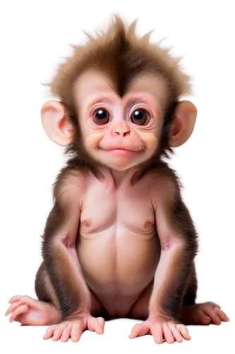 baby monkey,monkey,barbary monkey,primate,macaque,barbary ape,ape,rhesus macaque,baboon,the monkey,uakari,chimp,cheeky monkey,japanese macaque,tufted capuchin,war monkey,chimpanzee,capuchin,primates,monchhichi,Illustration,American Style,American Style 04