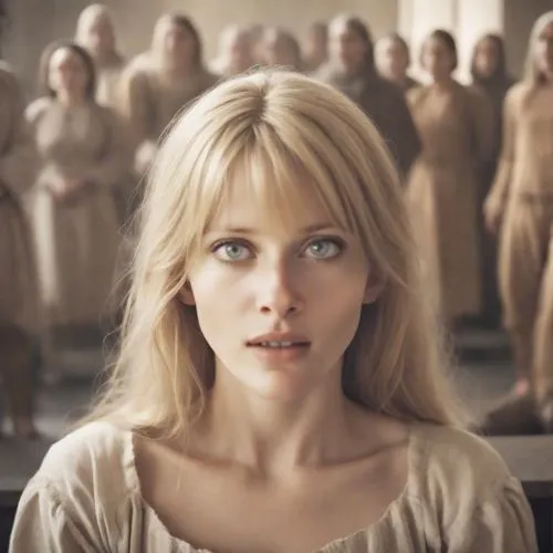 blonde woman,labyrinth,the girl's face,poppy seed,the magdalene,passengers,blond girl,porcelain dolls,pixie-bob,jessamine,la violetta,valerian,miss circassian,blonde girl,porcelain doll,angel face,alice,british actress,white lady,the enchantress,Photography,Cinematic