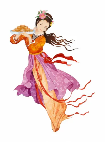 a woman with her arms outstretched, holding a plate of food,kathak,flamenca,flamenco,ethnic dancer,guqin,qibao