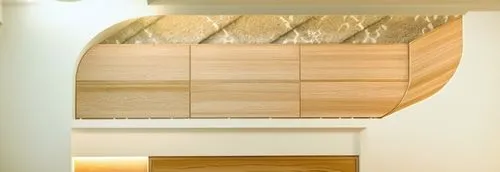 under-cabinet lighting,laminated wood,wall lamp,plate shelf,ceiling fixture,wood-fibre boards,wooden shelf,patterned wood decoration,ceiling light,ceiling lamp,wall light,wall panel,contemporary decor