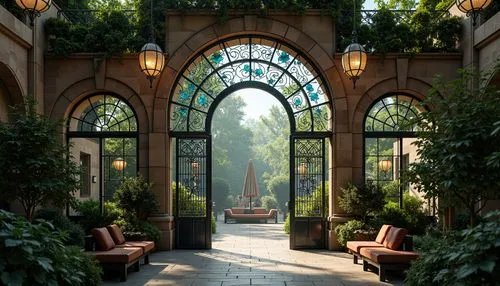 conservatory,archways,theed,art nouveau frames,winter garden,art nouveau frame,entryway,arbor,garden door,atriums,entranceways,wintergarden,rivendell,arcadia,orangery,entranceway,victoriana,arches,gardens,victorian