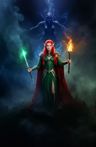 sorceress,frigga,melisandre,hecate,sorceresses,yavana,Conceptual Art,Fantasy,Fantasy 30