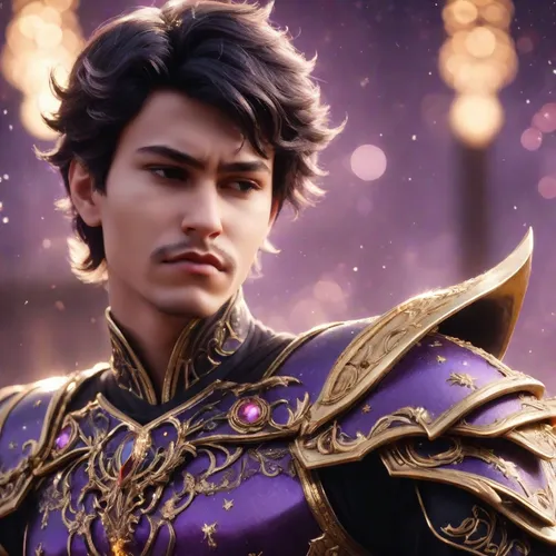 the emperor's mustache,emperor,purple and gold,gold and purple,aladin,male character,prince,yi sun sin,aladha,skyflower,male elf,dragon li,wuchang,swordsman,aladdin,monsoon banner,alexander,purple frame,sigma,camelot,Photography,Cinematic