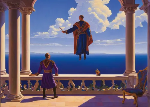 aladdin,the death of socrates,orientalism,la violetta,heroic fantasy,rem in arabian nights,king david,fantasy picture,wise men,emperor,purple,fantasia,freemasonry,persian poet,high priest,monks,three pillars,three kings,background image,aladin,Conceptual Art,Daily,Daily 27