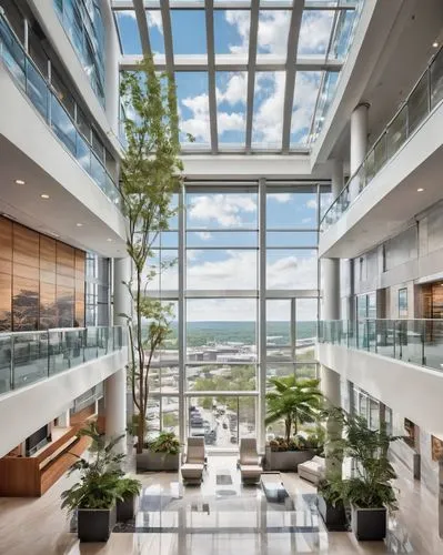 atriums,phototherapeutics,glass facade,genzyme,embl,modern office,glass wall,safdie,wintergarden,schulich,bridgepoint,atrium,technion,glass building,ubc,macewan,ohsu,office buildings,glass facades,company headquarters,Unique,Design,Knolling