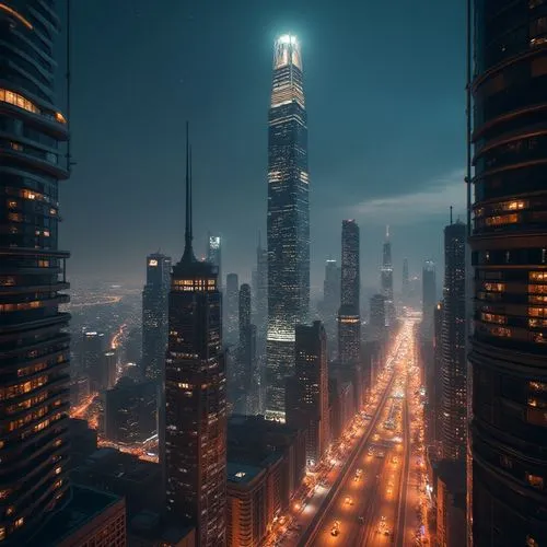 dubai,shanghai,dubia,guangzhou,mubadala,city at night,burj,dubay,burj khalifa,burj kalifa,lumpur,kuwaiti,uae,eurotower,chicago night,manama,coruscant,quatar,dubai marina,metropolis,Photography,General,Realistic