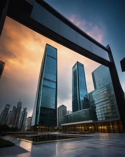 lujiazui,songdo,shenzen,tianjin,changzhou,chongqing,meiyuan,difc,glass facades,shangai,pudong,glass facade,zhengzhou,xujiahui,taikoo,shenzhen,shenyang,shanghai,guangzhou,glass building,Art,Classical Oil Painting,Classical Oil Painting 18