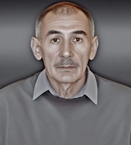 an old man with mustaches stares into the camera,imanaliyev,masaliyev,zahidov,khudoberdyev,berdyev,kulayev,Photography,General,Realistic