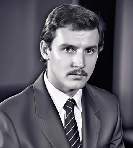 this is an artistic pograph of a man in a suit and tie,mikhalkov,glushkov,medvedchuk,makeyev,zyuganov,sipowicz,Photography,General,Realistic