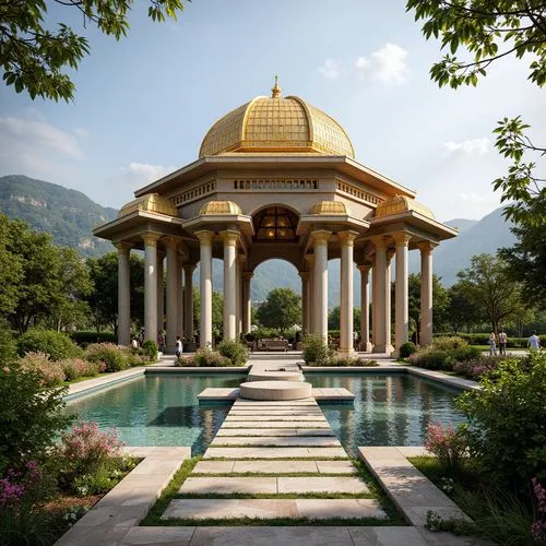 marble palace,villa balbianello,villa d'este,water palace,greek temple,garden of the fountain,dhauli,palace garden,pergola,secret garden of venus,kykuit,istana,the golden pavilion,bahai,monastery garden,rose garden bad kissingen,temple of diana,chhatris,lake como,amanresorts