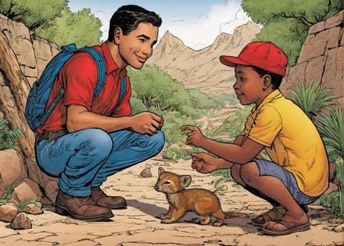 chinese tree chipmunks,marvel of peru,chipmunk pokes,forest workers,marvel comics,helping hands,peter rabbit,farm workers,lilo,human and animal,ritriver and the cat,boy scouts of america,farmworker,boy scouts,feeding animals,wildlife biologist,world children's day,children learning,biblical narrative characters,orphans,Illustration,American Style,American Style 04