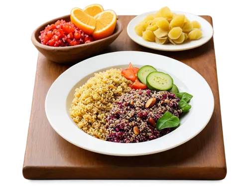 freekeh,black rice,tapenade,couscous,wheatberry,arborio rice,brown rice,acai brazil,quinoa,acai,fregula,bulgur,sorghum,gallo pinto,spiced rice,feijoada,rice dish,acai bowl,minced beef steak,salad plate,Illustration,Paper based,Paper Based 04