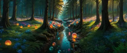 fairy forest,enchanted forest,elven forest,fairytale forest,forest of dreams,cartoon forest,forest glade,fantasy picture,forest landscape,forest background,fairy world,fantasy landscape,forest path,fairy village,the forest,holy forest,forest,world digital painting,fantasy art,mirkwood