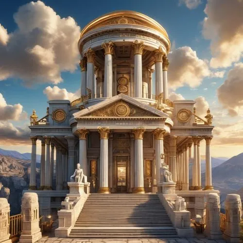 greek temple,ephesus,synaxarion,laodicea,halicarnassus,pergamon,metapontum,neoclassical,tempio,neoclassicism,artemis temple,roman temple,temple of diana,pantheon,capitolium,acropolis,panagora,caesarion,caesonia,neoclassic,Conceptual Art,Fantasy,Fantasy 25