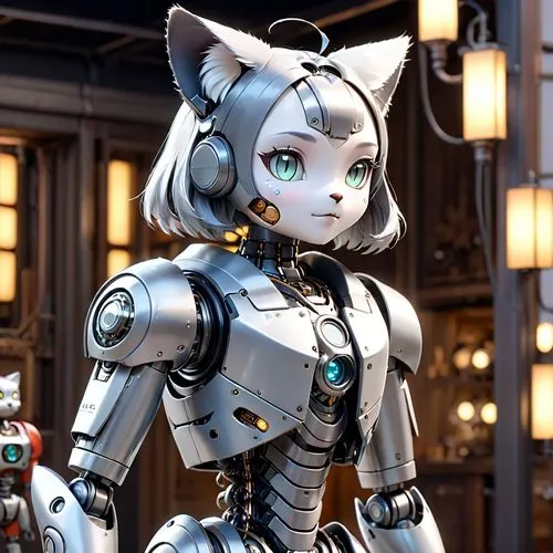 chat bot,chatbot,robotic,minibot,cybernetics,soft robot,humanoid,robot,robotics,cyborg,ai,doll cat,robots,mech,artificial intelligence,artificial,pepper,mecha,bolt-004,cyber,Anime,Anime,Cartoon