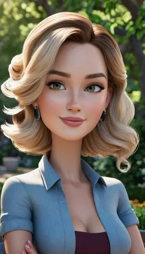 elsa,lois,secretarial,pitchwoman,susan,posie,Unique,3D,3D Character