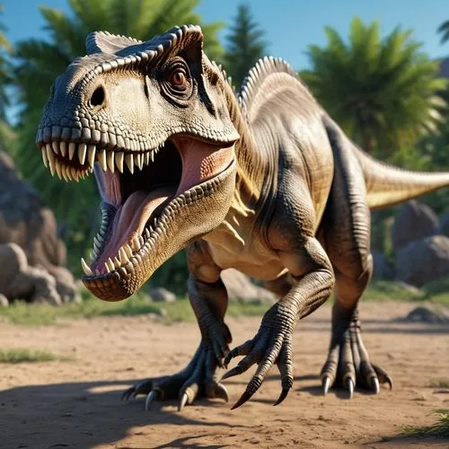 ceratosaurus,gryposaurus,thecodontosaurus,allosaurus,aetosaurs,dicynodon,sinornithosaurus,therizinosaurs,aucasaurus,herrerasaurus,tyrannosauroid,majungasaurus,aetosaur,albertosaurus,tyrannosaurus,dilophosaurus,spinosaurus,giganotosaurus,saltasaurus,hadrosaurus,Photography,General,Realistic