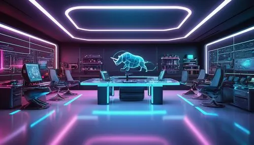 computer room,ufo interior,neon ghosts,synth,neon human resources,cyberscene,spaceship interior,neon coffee,game room,playing room,cyberpunk,computerized,neon,cybercafes,cyber,playroom,working space,the server room,creative office,neon light,Art,Classical Oil Painting,Classical Oil Painting 24