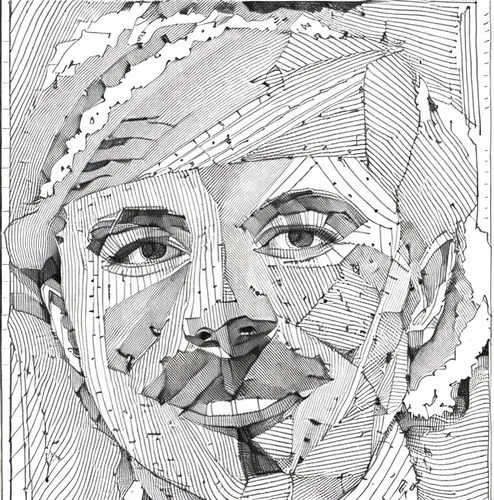 wireframe,comic halftone woman,wireframe graphics,image scanner,digital scrapbooking,digital scrapbooking paper,face portrait,roy lichtenstein,facets,coloring page,woman's face,frame drawing,line art 