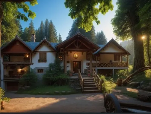 house in the forest,summer cottage,the cabin in the mountains,log home,log cabin,wooden houses,small cabin,cottage,chalet,wooden house,lodge,house in the mountains,beautiful home,little house,mountain settlement,traditional house,country cottage,aurora village,cottages,tree house hotel,Photography,General,Realistic