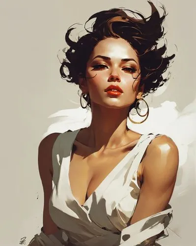 domergue,overpainting,digital painting,windswept,brushwork,study,etty,studies,jeanneney,fashion vector,bocek,windblown,sade,vettriano,flamenca,selina,world digital painting,girl portrait,young woman,white lady,Conceptual Art,Fantasy,Fantasy 06