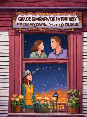 theatre marquee,christmas window on brick,christmas window,store window,church painting,shop window,contemporary witnesses,grace,shop-window,stage curtain,store front,theatrical property,greenhouse cover,theater curtain,greenhouse,theater curtains,post impressionism,the little girl's room,grandparents,shepherd romance,Illustration,Paper based,Paper Based 01