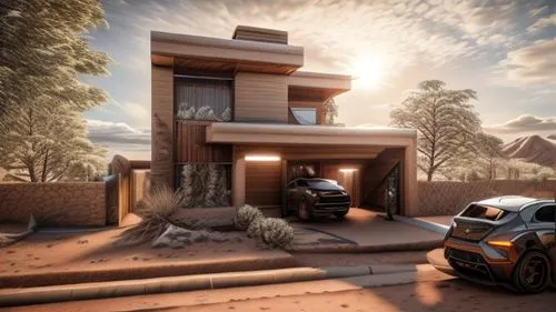 dunes house,compact sport utility vehicle,desert safari,3d rendering,nissan juke,modern house,smart fortwo,bmw x1,eco-construction,smart home,automotive exterior,cubic house,bmw concept x6 activehybrid,electric charging,underground garage,luxury home,mini suv,mobile home,nissan rogue,landscapre desert safari