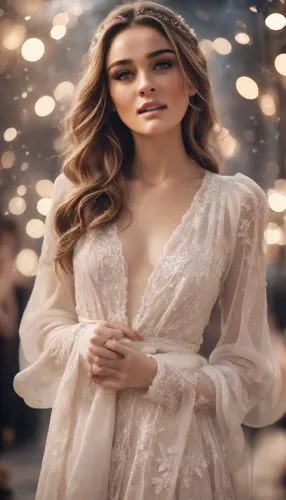 margairaz,white winter dress,wedding dress,christmas angel,romantic look,tahiliani,Photography,Cinematic