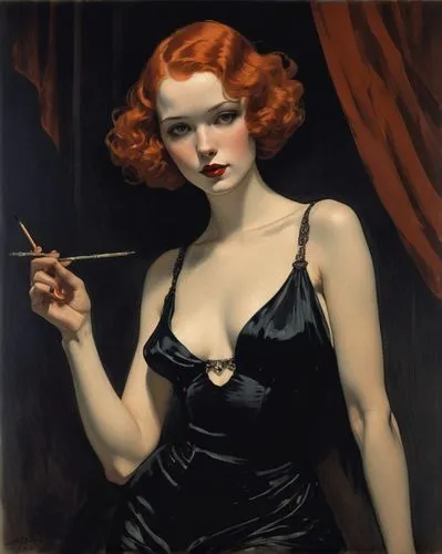 lempicka,ziegfeld,whitmore,ziegfield,currin,art deco woman,burlesques,cigarette girl,satine,hayworth,leboutillier,radebaugh,domergue,tretchikoff,viveros,horst,flapper,condita,brubaker,maureen o'hara - female,Conceptual Art,Fantasy,Fantasy 34