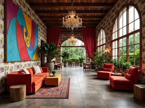 casa fuster hotel,amanresorts,hotel lobby,lobby,beverly hills hotel,hotel hall,foyer,ahwahnee,hotel de cluny,interior decor,anantara,luxury hotel,caramoor,orangery,hotel nacional,biltmore,parador,breakfast room,hotel riviera,orangerie