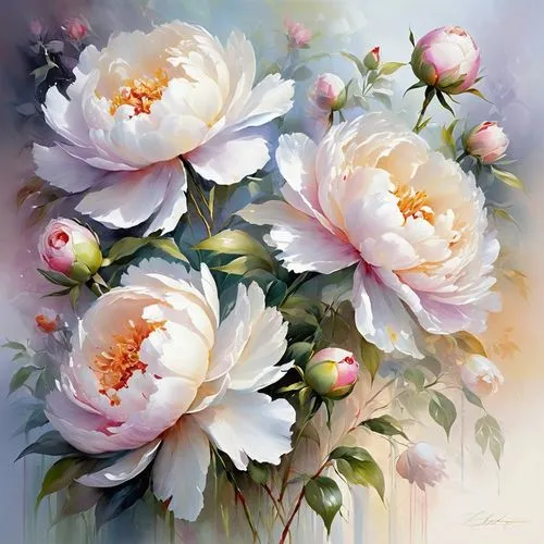 floral background light peonies and roses,peonies,peony,flower painting,camelliers,peony bouquet,pink peony,peony pink,camelias,blooming roses,noble roses,splendor of flowers,japanese anemone,watercol