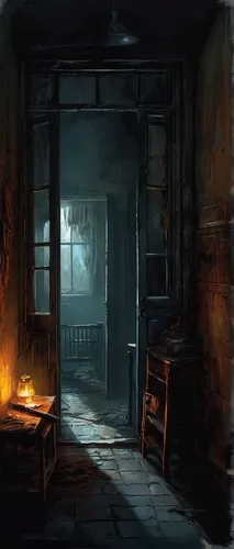 abandoned room,cold room,dormitory,backgrounds,basement,the threshold of the house,lostplace,fireplaces,fireplace,old home,tenement,lost place,game illustration,haunted house,dandelion hall,the haunted house,hallway,apartment house,rooms,witch's house,Conceptual Art,Oil color,Oil Color 03