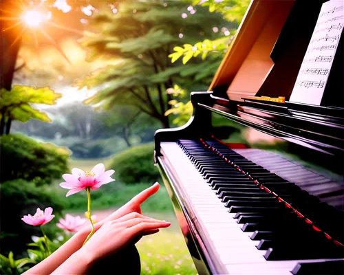 play piano,pianist,pianistic,concerto for piano,pianet,piano lesson,pianoforte,serenade,cute girl playing piano,piano player,melodious,piano,bach flower therapy,the piano,pianola,toccata,rachmaninoff,piano keyboard,autumn songs,chopin,Illustration,Japanese style,Japanese Style 04