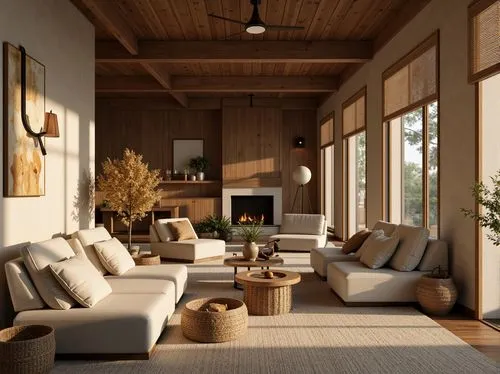 living room,livingroom,modern living room,sitting room,home interior,scandinavian style,family room,interior modern design,wooden beams,rustic,modern decor,3d rendering,contemporary decor,sunroom,loft,interior design,wood wool,wooden floor,rustic aesthetic,chalet