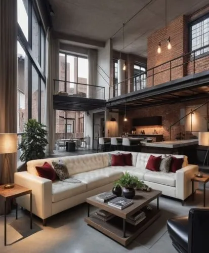 white leather sofa,loft,lofts,apartment lounge,contemporary decor,penthouses,modern decor,an apartment,living room,interior design,interior modern design,shared apartment,brownstone,minotti,modern liv