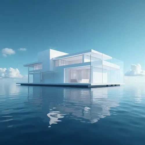 cube stilt houses,floating huts,cubic house,houseboat,floating stage,water cube,Photography,General,Realistic