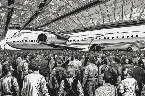 Describe the excitement of passengers as they board a widebody plane for a dream vacation.,boeing 2707,mcdonnell douglas dc-9,boeing 737 next generation,boeing 727,boeing c-97 stratofreighter,superson